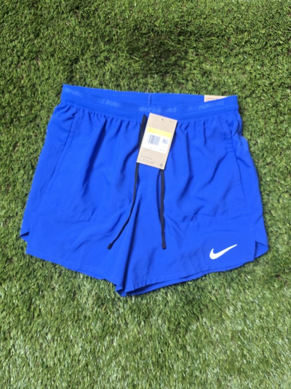 Nike Stride 5" 2-in-1 Running Shorts Men's Size Small Blue Lined NEW FN2992-480